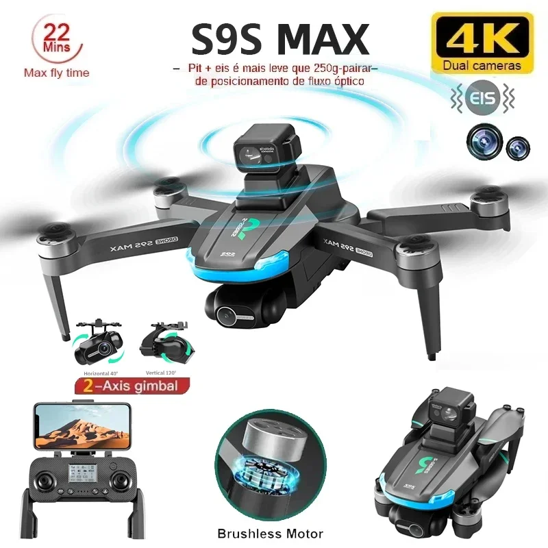 Diy Rc Electronics - NEW S9S MAX MINI Drone 4K
