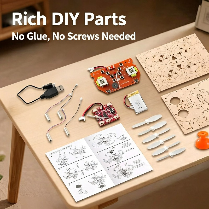 Wooden Rc Quadcopters DIY Kit  - đánh giá và giá Diy From Old Electronics