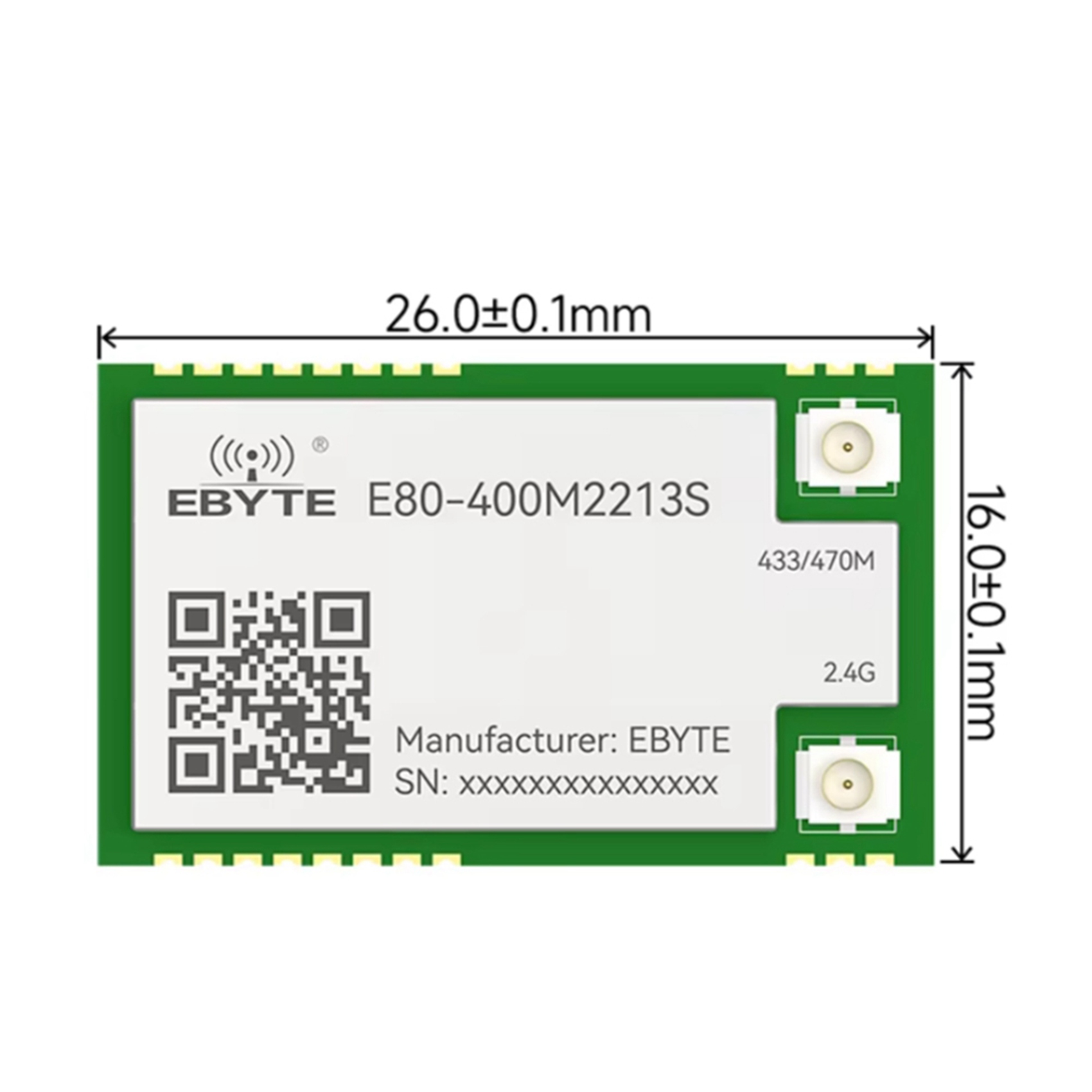 2X EBYTE LR1121 Lora Spread Sp - đánh giá và giá Rf 433Mhz Module