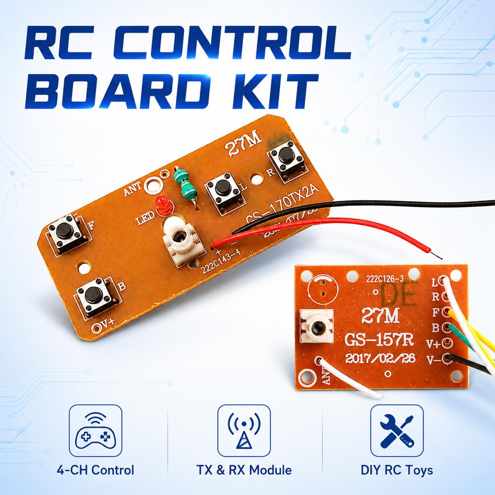 27MHz Remote Control Kit 4CH W - đánh giá và giá Diy Electronic Modules