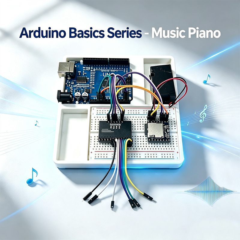 Arduino Basics Series Music Pi - đánh giá và giá Diy Electronics Basics
