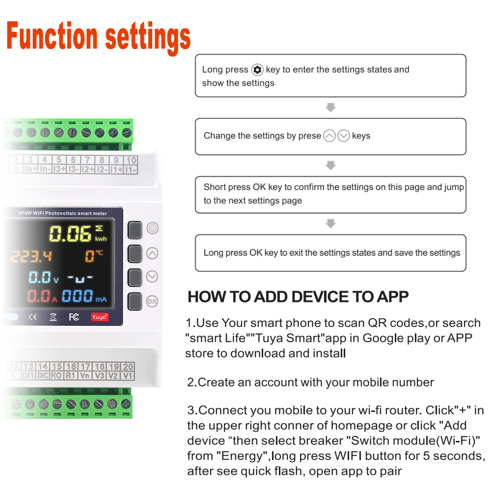 Tuya WiFi Smart Energy Meter B - đánh giá và giá Diy Electronics Store