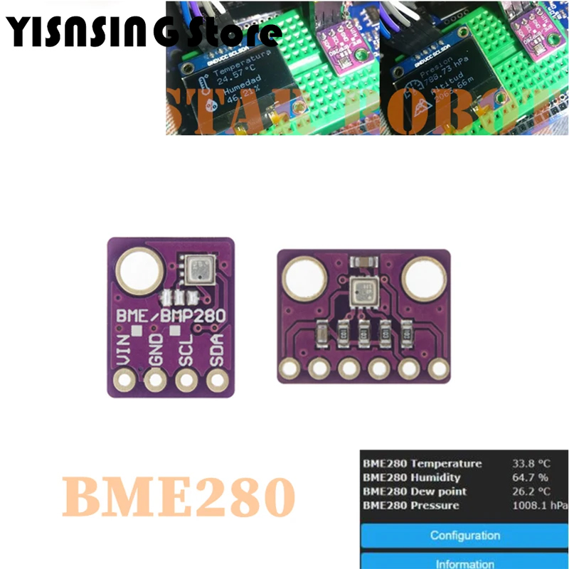 BME280 5V 3.3V Digital Sensor  - đánh giá và giá Bme280 Humidity Sensor