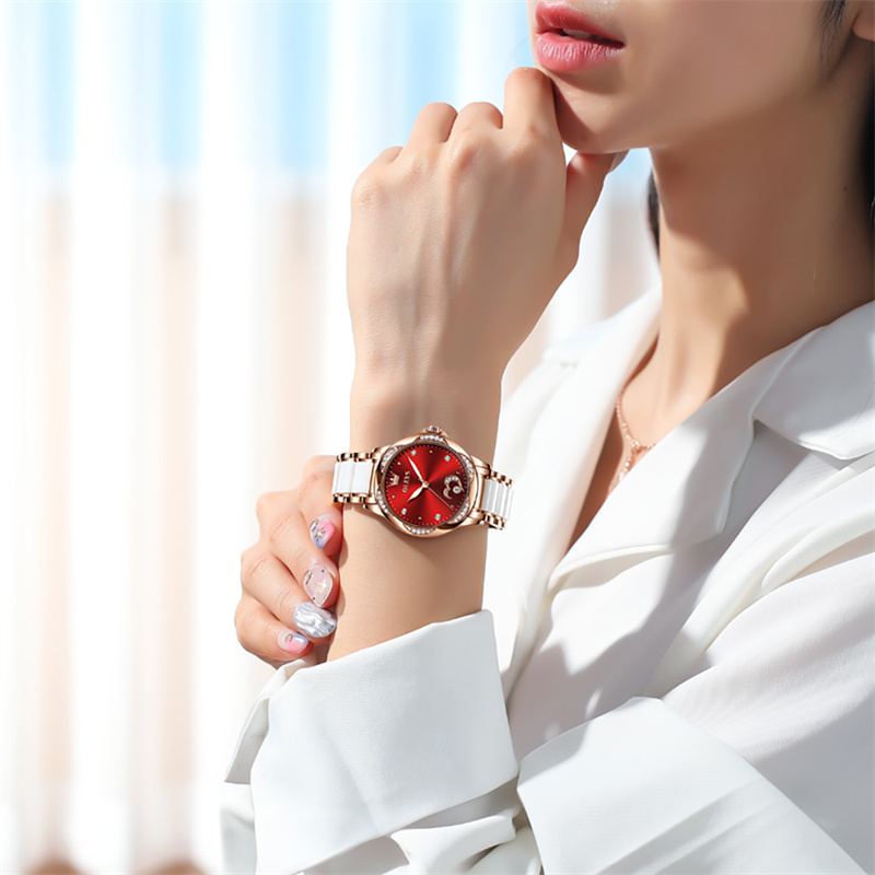 OLEVS Ladies Watch Woman Luxur - đánh giá và giá Push Button Tactile
