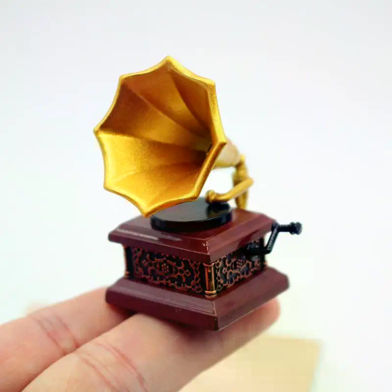 Dollhouse Vintage Phonograph M - đánh giá và giá Diy Electronics Housing