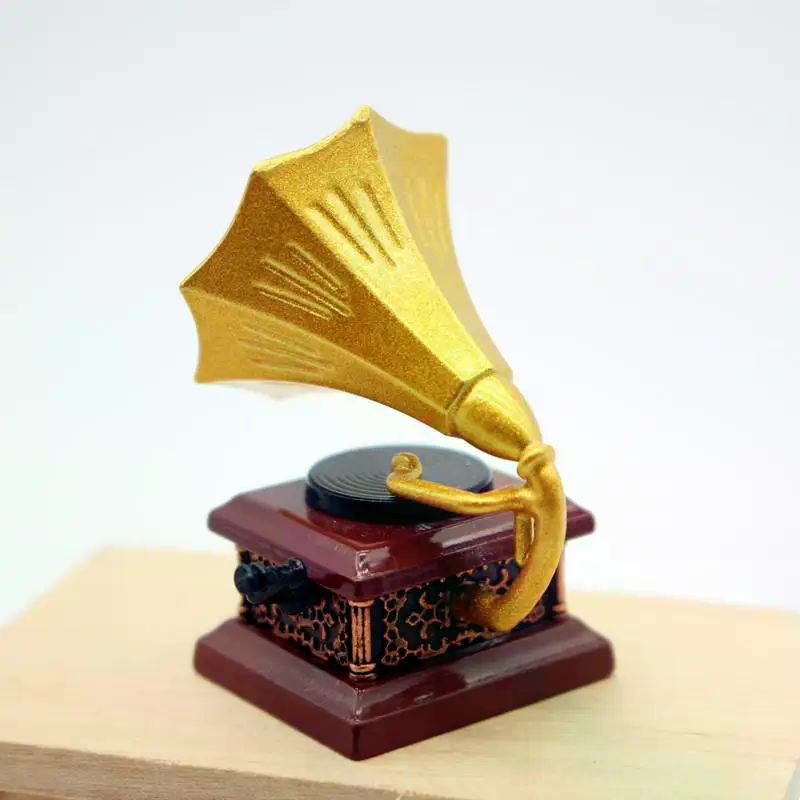 Dollhouse Vintage Phonograph M - đánh giá và giá Diy Electronics Housing
