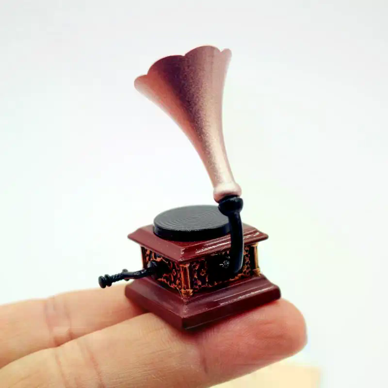 Dollhouse Vintage Phonograph M - đánh giá và giá Diy Electronics Housing
