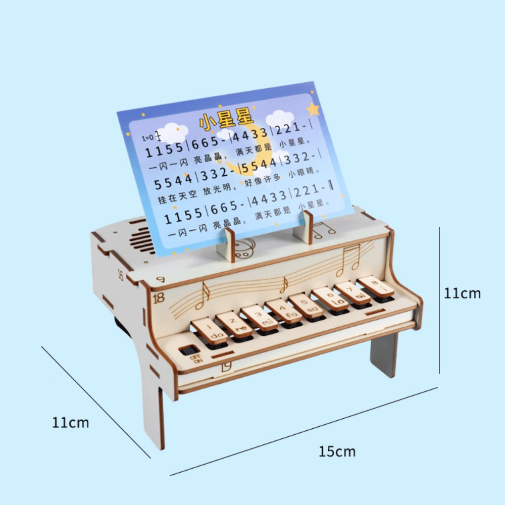 DIY Wooden Electronic Piano Mo - đánh giá và giá Diy Electronics Projects For Adults