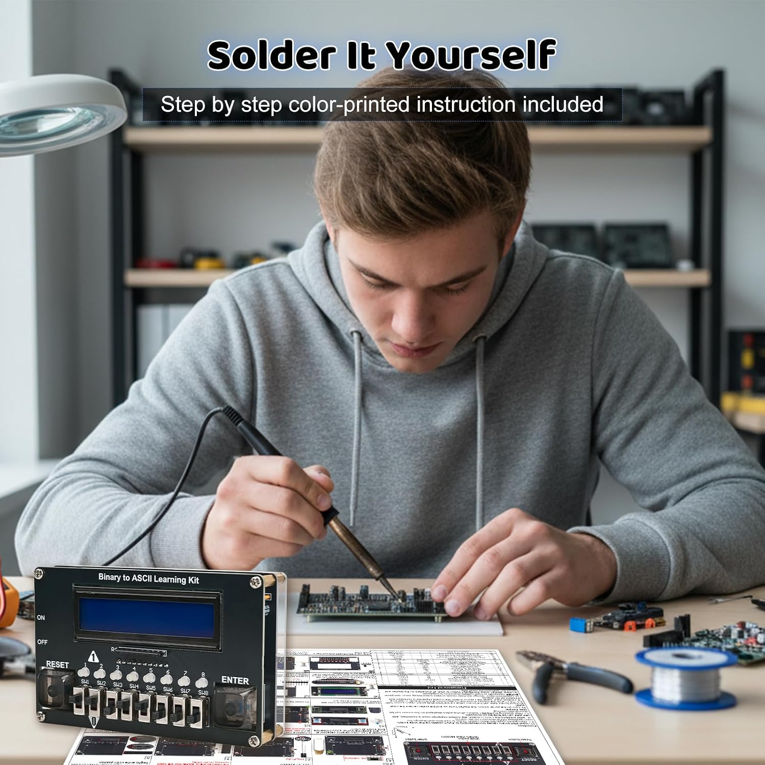 DIY Binary ASCII Code Transmit - đánh giá và giá Diy Electronics Projects For Adults